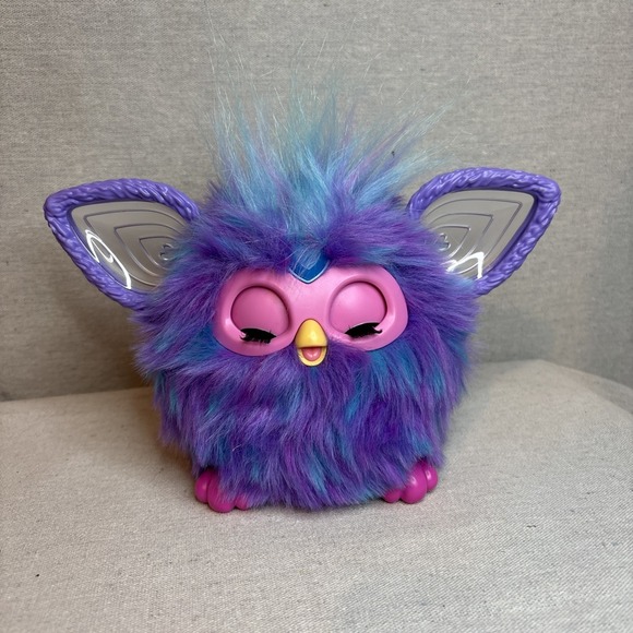 Hasbro 2023 Furby Interactive Electronic Plush Toy Purple Blue Tested Working - Picture 1 of 6